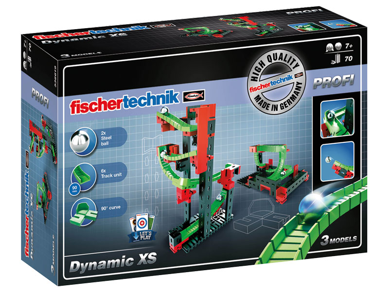 Fischertechnik PROFI PLUS 533905 Dynamic M mit Motor Set XS 4 MODELLE BINSB NEU 